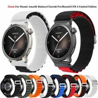 22mm Bracelet Nylon Pемешок GTR4 Bands For Huami Amazfit Balance GTR 3 Pro GTR 4 Bip 5 Watch Straps GTR3/GTR2/2e 47mm Wristband