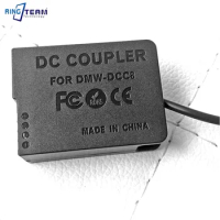 DCC8 Battery DC Coupler DMW-BLC12 BLC12PP for Panasonic Lumix DMC-FZ200 G6 G5 G80 G85 G5K GH2K GH2S Camera Plug in Switching