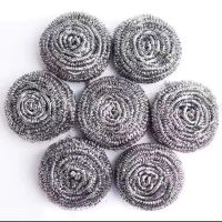Stainless steel does not drop slag Steel wire ball brush Pot washing Pot washing Dish washing handle