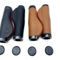 Litepro Handlebar Grip for Brompton Folding Bike 22-22.2mm Retro Pure Manual Lock Cover PU Leather 1 pair