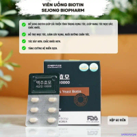 Viên uống mọc tóc Biotin Brewers Yeast/ Hộp 60v/ date 2026