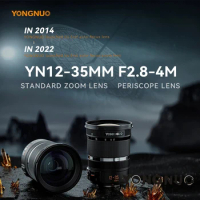 YONGNUO Camera Lens YN12-35mm F2.8-4M 4/3 DSM AF Internal Zoom Close Up for M4/3 Mount Panasonic Olympus G95 GF9 GX9