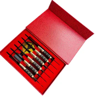 6PCS Professional Dart Set For Dart Player With Gift Package 24g Brass Dart With Aluminum Shaft For Sisal Dartboard