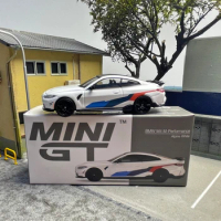 MINI GT 1:64 M4 M performance alpine white diecast model car