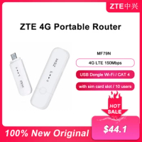 New Original Unlocked ZTE MF79N MF79U CAT4 150Mbps 4G LTE USB Modem 3G/4G LTE UFI Portable Wifi Wireless Router