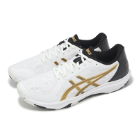 Asics 桌球鞋 Dynafeather 男鞋 白 黑 金 支撐 室內運動 運動鞋 亞瑟士 1073A064101