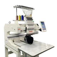 High speed sewing machine 1200 rpm 12 15 needles apparel computerized single head commercial embroidery machinery
