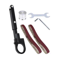 Belt Sander Adapter For Angle Grinder DIY Mini Angle Grinder Modified Sand Belt Machine Pipe Polishing Attachment DIY Mini Angle