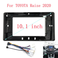 For 2020 TOYOTA RAIZE (10.1INCH, UV) Car Radio Fascias Head Unit 2 Din DVD GPS MP5 Frame Android Player Dash Panel Cover Trim