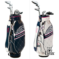 【Lynx Golf】女款Lynx山貓 Crystal Cat EF3 高爾夫套桿組－附球袋(二色)