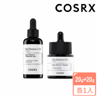 【COSRX】早C晚A組合(C23精華油+A醇精華)
