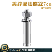 GUYSTOOL 減速帶專用螺絲 7cm 裝修 膨脹螺絲 螺絲壁虎 膨脹管 MIT-SUSS7S 內牙壁虎 自攻螺絲