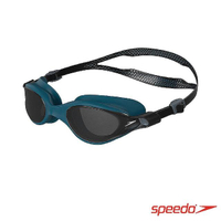 【SPEEDO】成人運動泳鏡 Vue(黑/北歐藍)