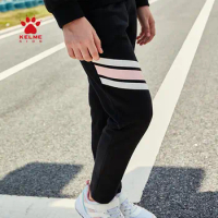 KELME KIDS Winter Warm Pants Girl 2022 Thick Casual Thermal Sweatpants Trousers Brand High Quality Fashion Children Joggers