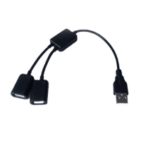 USB Splitter Cable USB Y Splitter Adapter Power Cord Extension for Charging Data Transfer USB Port Extender Hub Drop Shipping