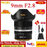 NiSi 9mm F2.8 APS-C Sunstar ASPH Lens Manual Focus Design f/2.8 to f/16 for Sony E for Fuji X for Canon RF for Nikon Z M4/3