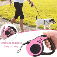 A NEW 3M Retractable Dog Nylon Leash Pet Leash Traction Rope Belt Automatic Flexible Leash For Small