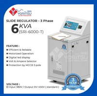 Slide Regulator Yoritsu 6 kVA - 3 Phase (SRi-6000-T)
