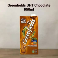 Greenfields 950ml Susu Segar UHT Fresh Milk ( ds bgr ) Coklat, Extra packing