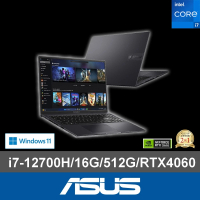 【ASUS 華碩】福利品16吋i7 RTX4060筆電(Vivobook 16X K3605ZV/i7-12700H/16G/512G SSD/W11)