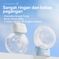 FUTUREMED Pompa ASI Nirkabel v7 - Wearable Breast Pump Ringan 200g 4 Mode 36 Tingkat Hisapan Kapasit