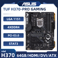 For ASUS TUF H370-PRO GAMING Motherboard In H370 LGA 1151DDR4 64GB support Core i3-8100 i3-9100F i5-