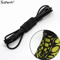 1Pair Elastic Shoelaces For Sneaker Elastic No Tie Shoe Laces Stretching Lock Lazy Laces Quick Rubber Shoelace Round Shoestrings