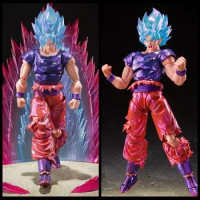 16cm Dragon Ball Super Saiyan Goku Action Figures Son Goku Anime Figurine PVC Super Blue Model Collection Toys Ornament Gift