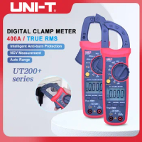 UNI-T Clamp Meter UT201+/UT202+/UT203+/UT204+/UT205A+/UT206A+Digital Professional Voltmeter Pliers Ammeter Electric Multitester