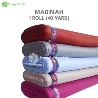 Kain Katun Madinah Fodu Cotton 1 Roll 40 Yard - Kain Madina Bahan Gamis Koko Kemeja (36.5 Meter)
