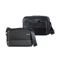 【Samsonite 新秀麗】SEFTON 商務休閒輕量多層斜背包/側背包/斜肩包/單肩包/肩背包(多色可選)