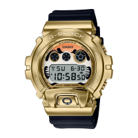 CASIO卡西歐 G-SHOCK 永不放棄 不倒翁 黑金達摩 金屬錶殼 GM-6900GDA-9_49.7mm