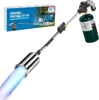 Propane Torch Burner Flamethrower Torch with Self igniterFlame Thrower Blow Torch High Output 120000