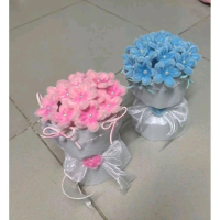 Bó Hoa Cẩm Tú Cầu Mini Kẽm Nhung Siêu Dễ Thương Quà Tặng Cho Ngày Lễ 14/2 8/3 20/10 20/11 Chất Liệu 