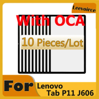 10 PCS (NO Touch) Glass Screen For Lenovo Tab P11 TB-J606F TB-J606L J606 J616 J607 Front Glass Outer Glass Screen Laminated OCA