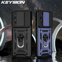 เคสเกราะกันกระแทก, KEYSION, สำหรับ TECNO Spark 30 Pro, พร้อมวงแหวนป้องกันเลนส์กล้องสไลด์, ฝาหลังโทรศ