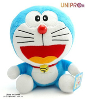 【UNIPRO】哆啦A夢 Doraemon 小叮噹 8.5吋 坐姿 絨毛玩偶 娃娃 禮物
