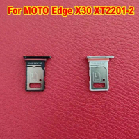 Original Best Sim Card Reader Slot Tray Port Holder For Motorola Moto Edge X30 5G Phone Flex Cable Parts