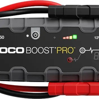 Car Battery Booster Pack, USB-C Powerbank Charger, and Jumper Cables for Up to 10.0-Liter Gas and 8.0-Liter Diesel Engines