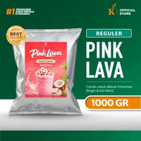 Bubuk Minuman Bubble Powder Drink Pink Lava ORIGINAL Javaland 1kg