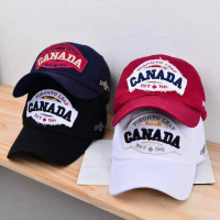 Topi Baseball Canada Toronto Leap Est 1945 - Hitam Merah Putih