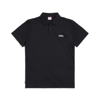 【EDWIN】男裝 經典小刺繡短袖POLO衫(黑色)
