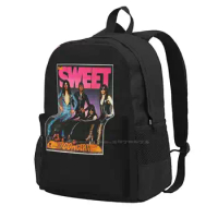 The Sweet Band One Shirt Bag Backpack For Men Women Girls Teenage The Sweet Classic Seventies Ballroom Blitz Mick Turker