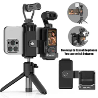 1pc Multifunction Extension Handle Bracket for dji Osmo Pocket 3 Gimbal Camera Phone Holder Expansion Adapter Accessories T4k9