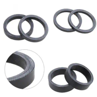 6pcs/lot 1 1/8" UD Matte High Strength Full Carbon Fibre Bike Fork Headset Spacer 3mm 5mm 10mm for Mountain/Road Bicycle