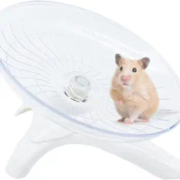 Hamster Flying Saucer Silent Running Exercise Wheel for Gerbils, Mice,Hedgehog and Other Small Pets Silent Running Wheel