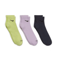 Nike 襪子 Everyday Plus Ankle Socks 三雙入 綠 紫 深藍 短襪 SX6893-913