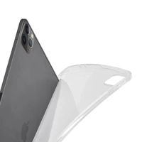 Jelly Case for 2020 2021 2022 iPad Pro 12.9 inch Clear Transparent Cover Soft TPU Back Shell Skin