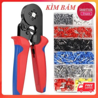 Bộ kìm bấm cos đa năng HSC8 6-4A Kèm 1200 đầu cos