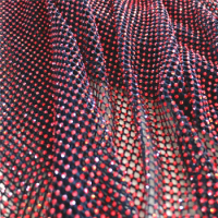SS10 Shiny Black Glass Rhinestone Mesh Fabric Sewing Crystal Trim Ribbon Strass Applique DIY Decoration